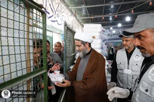 بازدید معاون بین الملل آستان قدس رضوی از موکب اهالی بصره