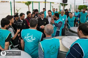 بازدید مدیر عالی حرم از مواکب خدمت رسان به زائرین در دهه کرامت