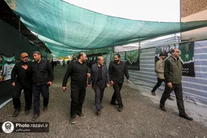 بازدید مدیرعامل بنیاد کرامت رضوی از مواکب دهه آخر صفر