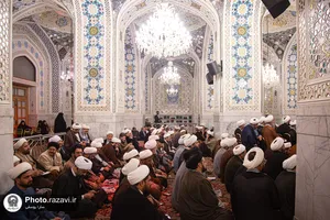 تشرف مدیران حوزه نمایندگی ولی&zwnj;فقیه در وزارت جهاد کشاورزی به حرم مطهر رضوی
