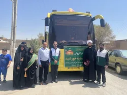 اعزام ۶۰ زائر از شهرستان سیرجان به مشهد مقدس