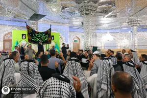 تشرف کاروان اهالی الکفل عراق به حرم مطهر رضوی
