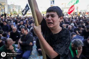 اجتماع عزاداران رضوی در حرم مطهر رضوی