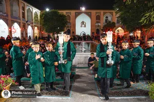 مراسم شام غریبان در حسینیه کودک حرم مطهر رضوی