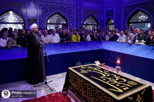 سخنرانی حجت الاسلام کاشانی در رواق دارالذکر