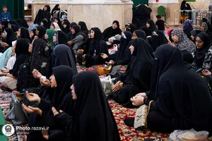 عزاداری بانوان اردو زبان در حرم مطهر رضوی