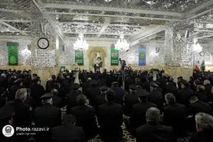 آیین اعطای احکام خدام حرم مطهر رضوی