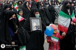 راهپیمایی پرشکوه 22 بهمن در مشهد