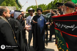 حضور کاروان سفیران امام رئوف علیه&zwnj;السلام در جمع موکب&zwnj;داران شهر نعمانیه