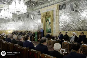 آیین تکریم و معارفه قائم&zwnj;مقام تولیت آستان قدس رضوی