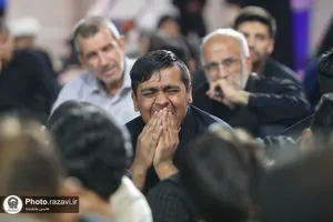 عزاداری زائران اردوزبان در حسینیه حرم مطهر رضوی