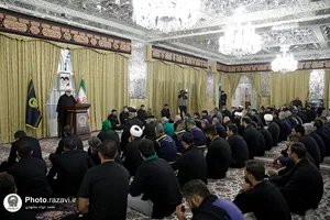 دیدار جمعی از موکبداران دهه آخر صفر با تولیت آستان قدس رضوی