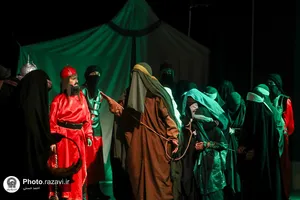 نمایش آیینی سرگذشت در کتابخانه قلم
