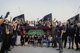 حضور کاروان سفیران امام رئوف علیه‌السلام در جمع موکب‌داران شهر کوت