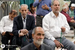جشن میلاد پیامبر اکرم و امام صادق علیهما السلام در رواق امام خمینی حرم مطهر رضوی