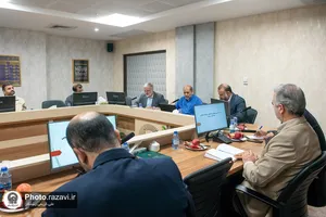 نشست تصویب سند راهبردی پدافند مردم محور و خدمات اجتماعی بنیاد کرامت رضوی