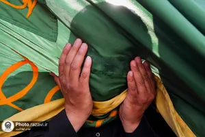 مراسم استقبال از کاروان پیاده مشهد تا کربلا