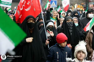 راهپیمایی پرشکوه 22 بهمن در مشهد