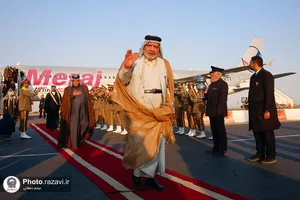 استقبال از شیوخ عشایر عراق در فرودگاه شهید هاشمی&zwnj;نژاد مشهد - 1