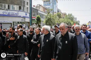 بدرقه و تشییع پیکر شهدای حملات رژیم صهیونیستی در مشهد