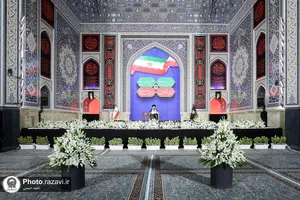 بزرگداشت شهدای اقتدار ایران در حرم مطهر رضوی
