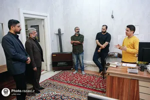 حضور مدیر عالی حرم مطهر رضوی در تحریریه آستان نیوز
