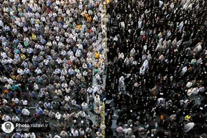 قرائت دعای عرفه در حرم مطهر رضوی-1