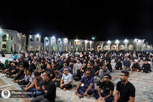 عزاداری هیئت&zwnj;های مذهبی استان هرمزگان در حرم مطهر رضوی