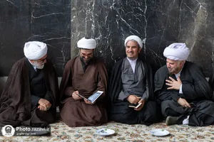 مراسم ترحیم مرحوم سید جواد حجازی در حرم مطهر رضوی