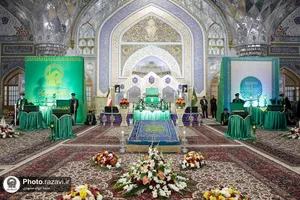 مراسم خطبه خوانی صبح میلاد امام رضا علیه&zwnj;السلام