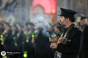 آئین خطبه&zwnj;خوانی شب شهادت امام حسین (ع) در حرم مطهر رضوی