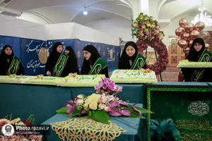 جشن خواهران خدمه حرم مطهر رضوی در دهه کرامت