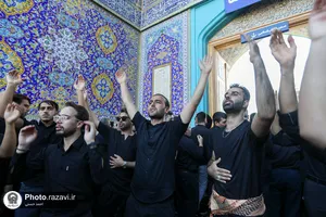 عزاداری روز شهادت امام رضا علیه&zwnj;السلام در حرم مطهر رضوی