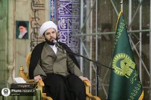 مراسم بزرگداشت شهید الداغی در حرم مطهر رضوی