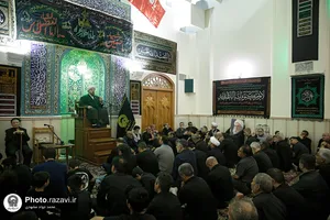عزاداری شب تاسوعا در حسینیه امام رضا علیه&zwnj;السلام