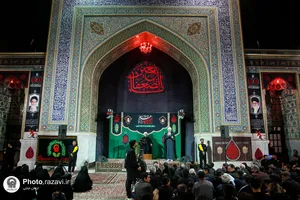 مراسم عزاداری ناشنوایان در حرم مطهر رضوی