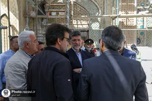 بازدید قائم مقام تولیت آستان قدس رضوی از پروژه&zwnj;های عمرانی حرم مطهر