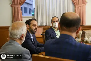 نشست صمیمی قائم مقام با کارکنان مرکز فناوری اطلاعات آستان قدس رضوی