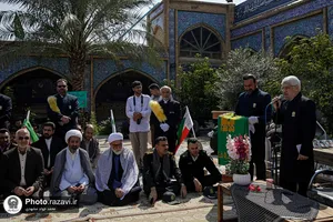 حضور تولیت آستان قدس رضوی در مزار شهدای هویزه