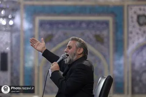 وداع با پیکرهای مطهر 12 شهید گمنام دفاع مقدس در مشهد