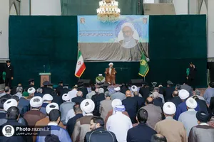 مجلس ترحیم حجت&zwnj;الاسلام والمسلمین الهی خراسانی در حرم مطهر رضوی