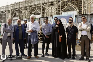 بازدید مهندسان معماری استان خراسان رضوی از پروژه های عمرانی حرم مطهر