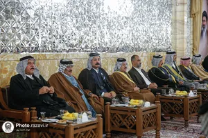 دیدار تولیت آستان قدس رضوی با شیوخ عشایر عراق