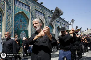 حرم مطهر رضوی در روز رحلت پیامبر اکرم و شهادت امام حسن مجتبی علیهم&zwnj;السلام