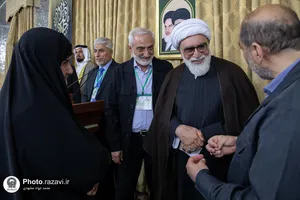 دیدار موکب&zwnj;داران سامرا با تولیت آستان قدس رضوی