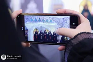 عزاداری بانوان اردوزبان در حرم مطهر رضوی

