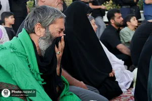 اجتماع دلدادگان اربعین در حرم مطهر رضوی