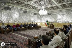 دیدار جمعی از برنامه&zwnj;سازان ماه مبارک رمضان با تولیت آستان قدس رضوی