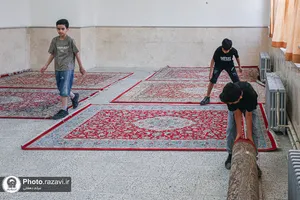 برپایی موکب در دانشگاه بین&zwnj;المللی امام رضا علیه&zwnj;السلام