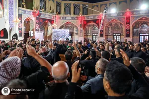 عزاداری هیأت مذهبی استان خوزستان در حسینیه حرم